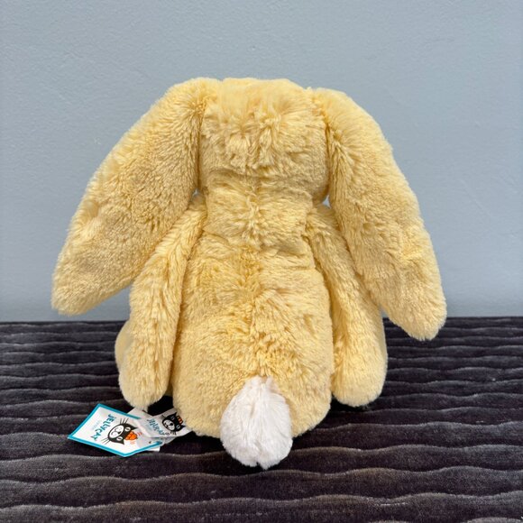 RARE Jellycat Medium Bashful Lemon Bunny BNWT - Picture 5 of 6